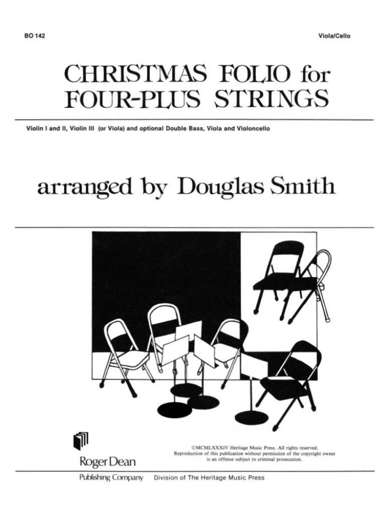 Christmas Folio For Four-Plus Strings